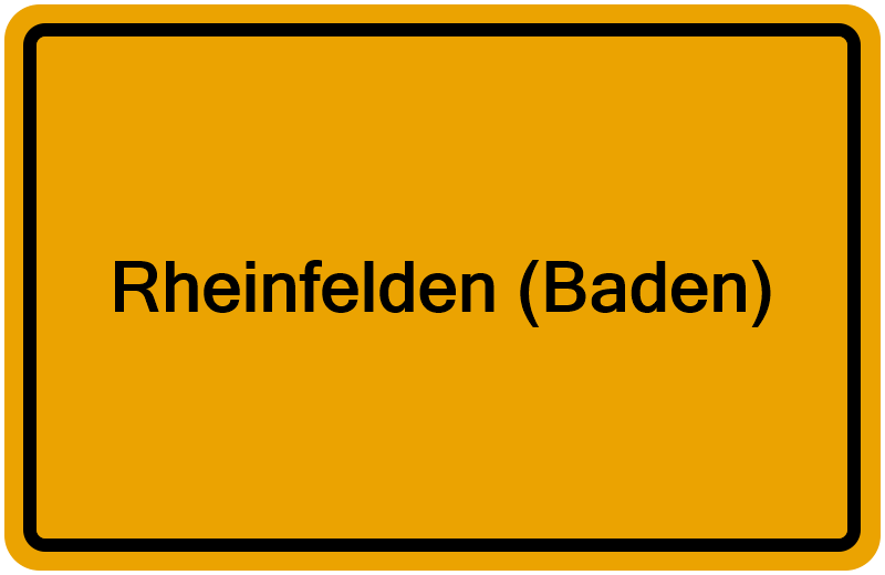 Handelsregisterauszug Rheinfelden (Baden)